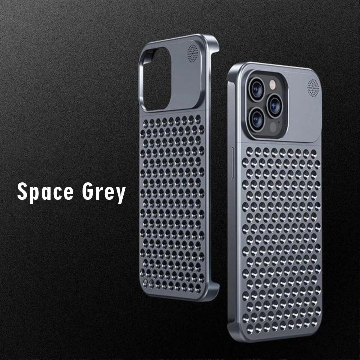 ALPHA Hybrid Metal Mesh iPhone Case - Desert Titanium