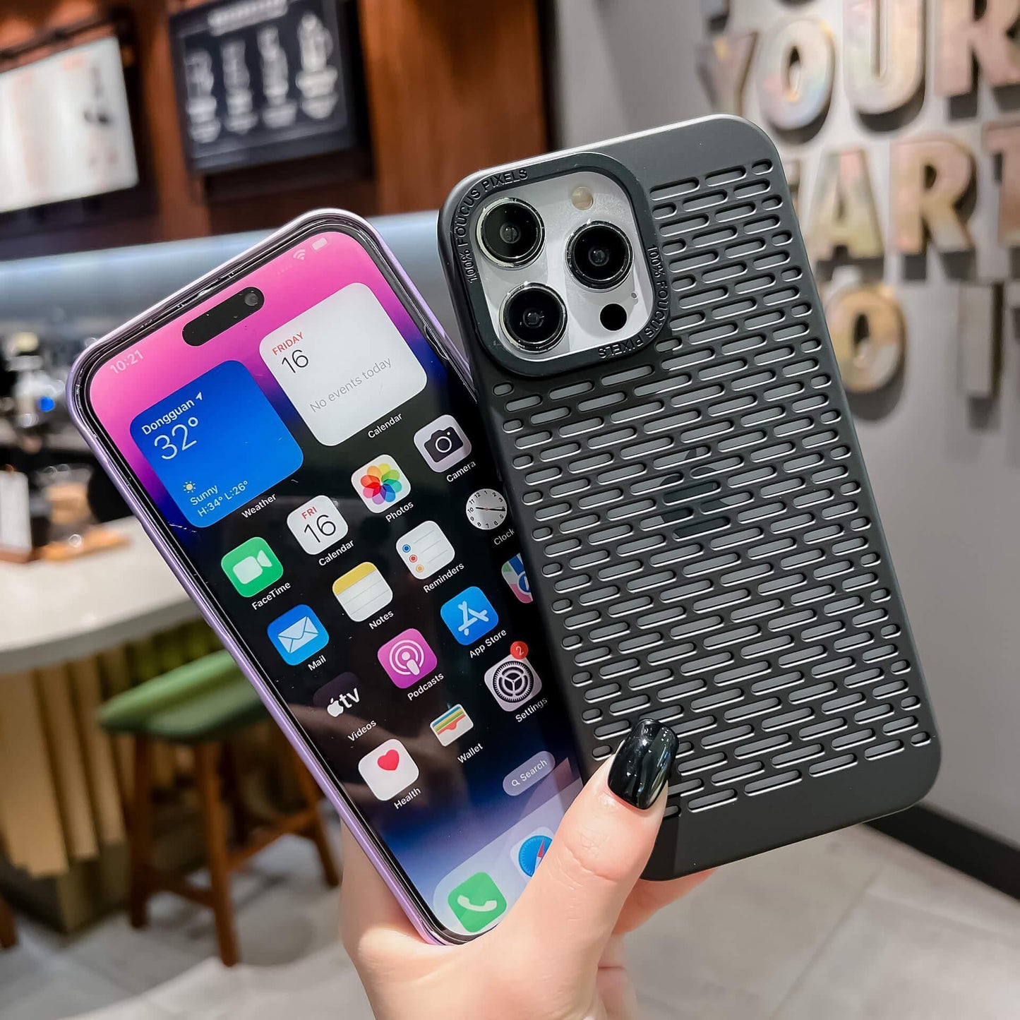 AeroGuard iPhone Case - Black