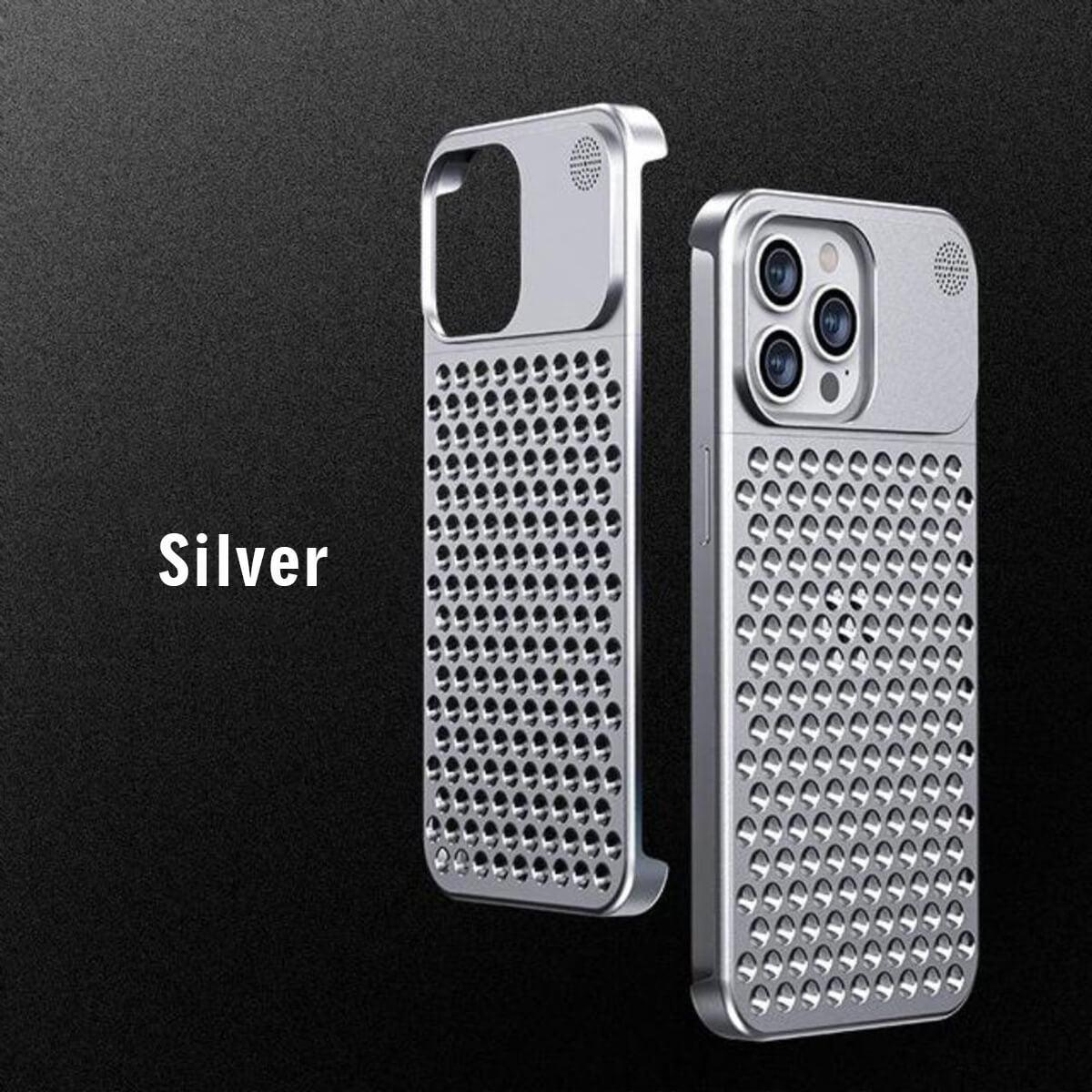 ALPHA Hybrid Metal Mesh iPhone Case - Desert Titanium