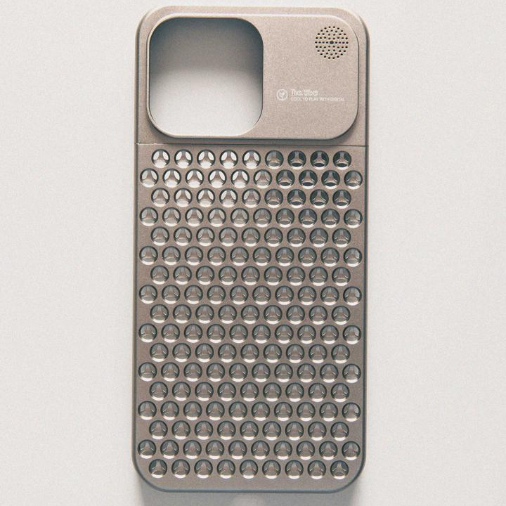 ALPHA Hybrid Metal Mesh iPhone Case - Desert Titanium