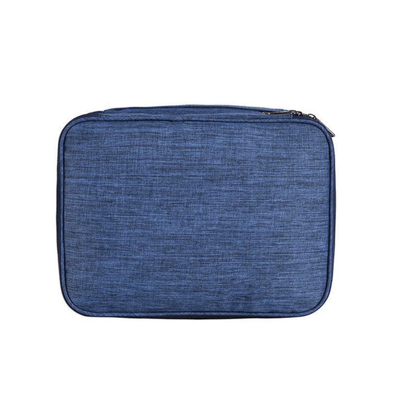 3 Layer Gadget Pouch Organizer - Wine Red