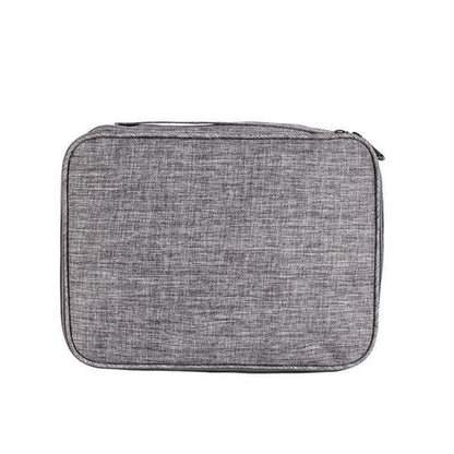 3 Layer Gadget Pouch Organizer - Wine Red