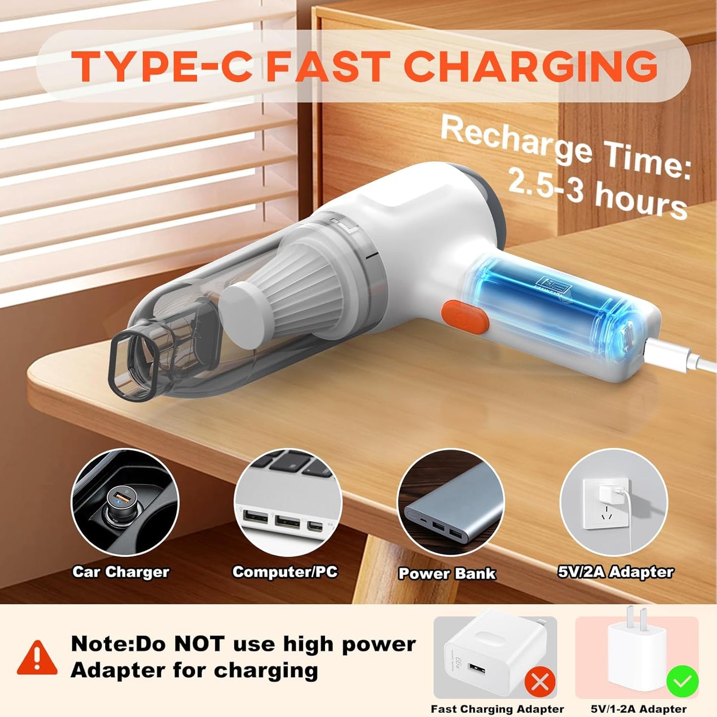 3 in 1 Handheld Vacuum Cleaner