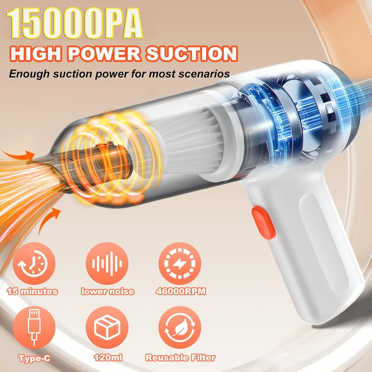 3 in 1 Handheld Vacuum Cleaner