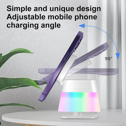 3 in 1 Rotatable Wireless Charger With Night Light