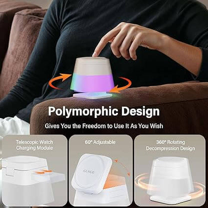 3 in 1 Rotatable Wireless Charger With Night Light