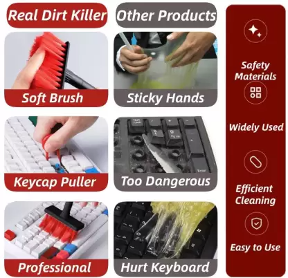 5 in 1 Keyboard Cleaning Brush Kit | Multifunction Cleaning Tool Kit | Cleaning Soft Brush Keyboard