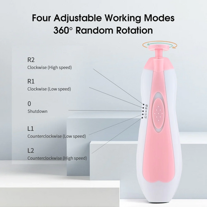 6 in1 Baby Nail Trimmer , Electric Nail Trimmer For Baby & Adult, Portable Versatile Newborn Toddler Nail Care