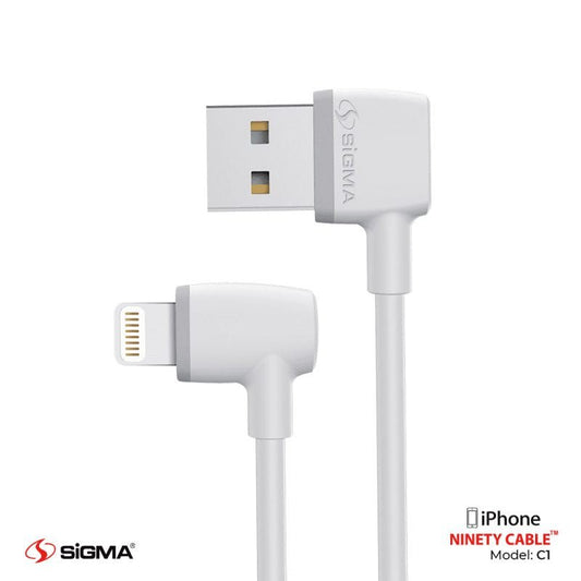 Auto Disconnect 90 Degree 2.4A Ninety Cable - C1 - Lightning