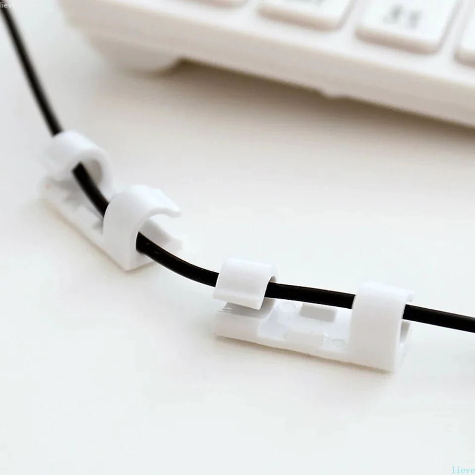 Wire Holding Clips | Self-Adhesive Cable Clips Organizer