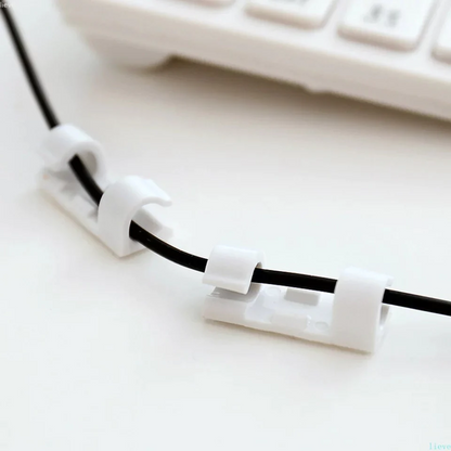 Wire Holding Clips | Self-Adhesive Cable Clips Organizer