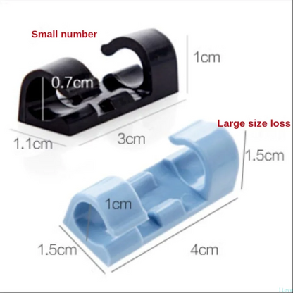 Wire Holding Clips | Self-Adhesive Cable Clips Organizer