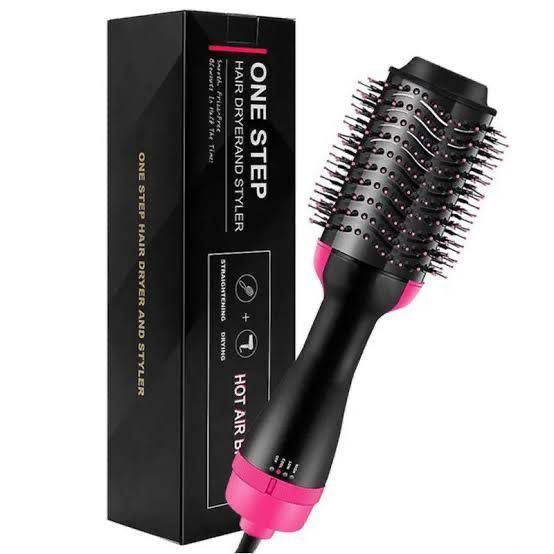 3-In-1 Hot Air Brush One Step Hair Dryer & Styler And Volumizer Multi-Functional High-Power Hair Straightener & Curly Hair Comb