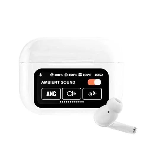A9 Pro ANC/ENC Display Wireless Earbuds - With Free Cash on Delivery