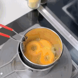 Multi-Functional Stainless Steel Fryer Pot with Basket – 1200ML