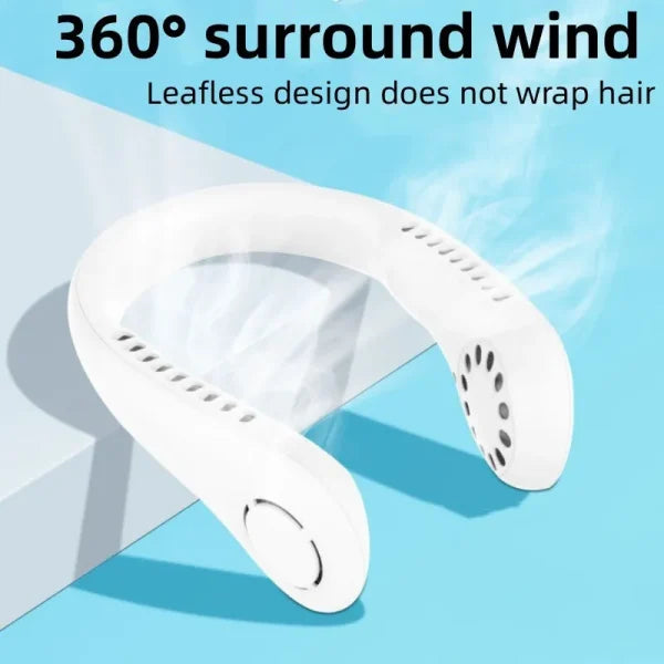 "NeckBreeze™ – Hands-Free Summer Relief"